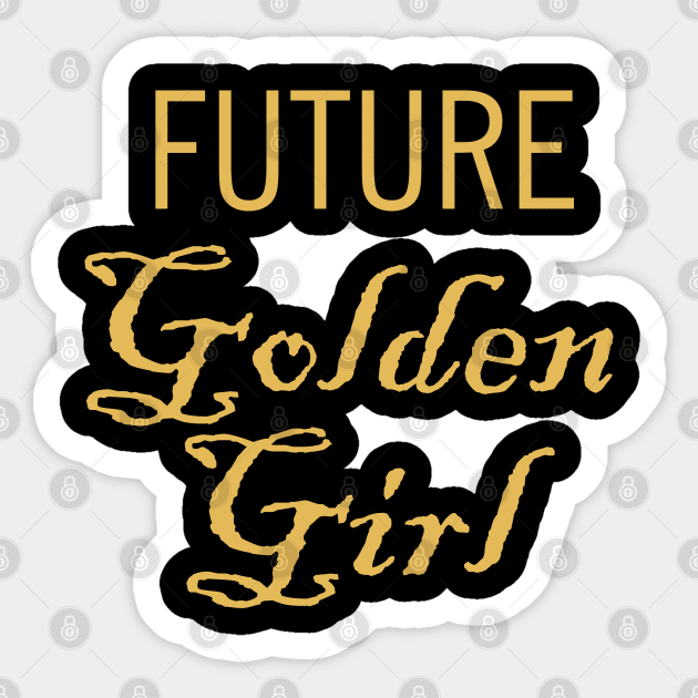 Future Golden Girl Sticker by Qasim